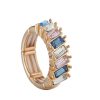 Ringe Leslii | Leslii Ring Gold Kristallreihe