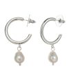 Ohrschmuck Leslii | Creolen Pearls Silber