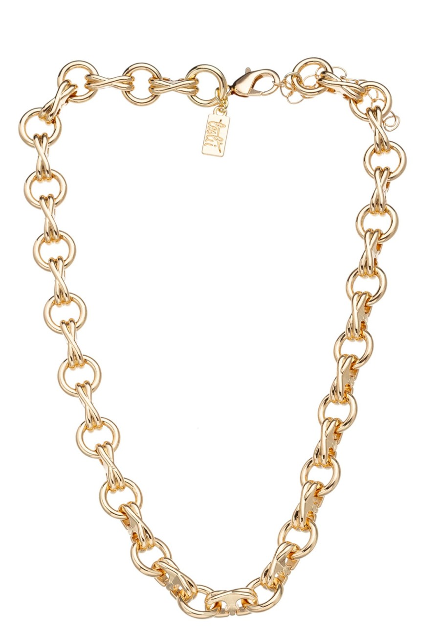 Ketten Leslii | Leslii Statement Kette Mit Gliedern In Gold