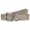 Gurtel Leslii | Leslii Gurtel Echter Ledergurtel Used Look Metallic Grau Gun Metal