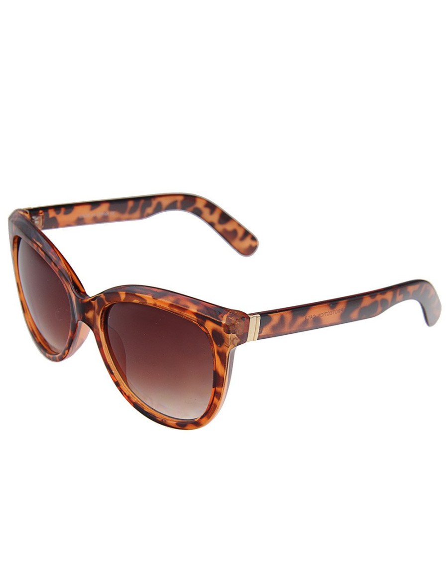 Sonnenbrillen Leslii | Leslii Sonnenbrille Classic Fashion Horn-Look In Braun