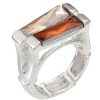 Ringe Leslii | Leslii Ring Silber Mit Langlichen Kristallen