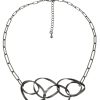 Ketten Leslii | Leslii Halskette Swing Oval Gunmetal