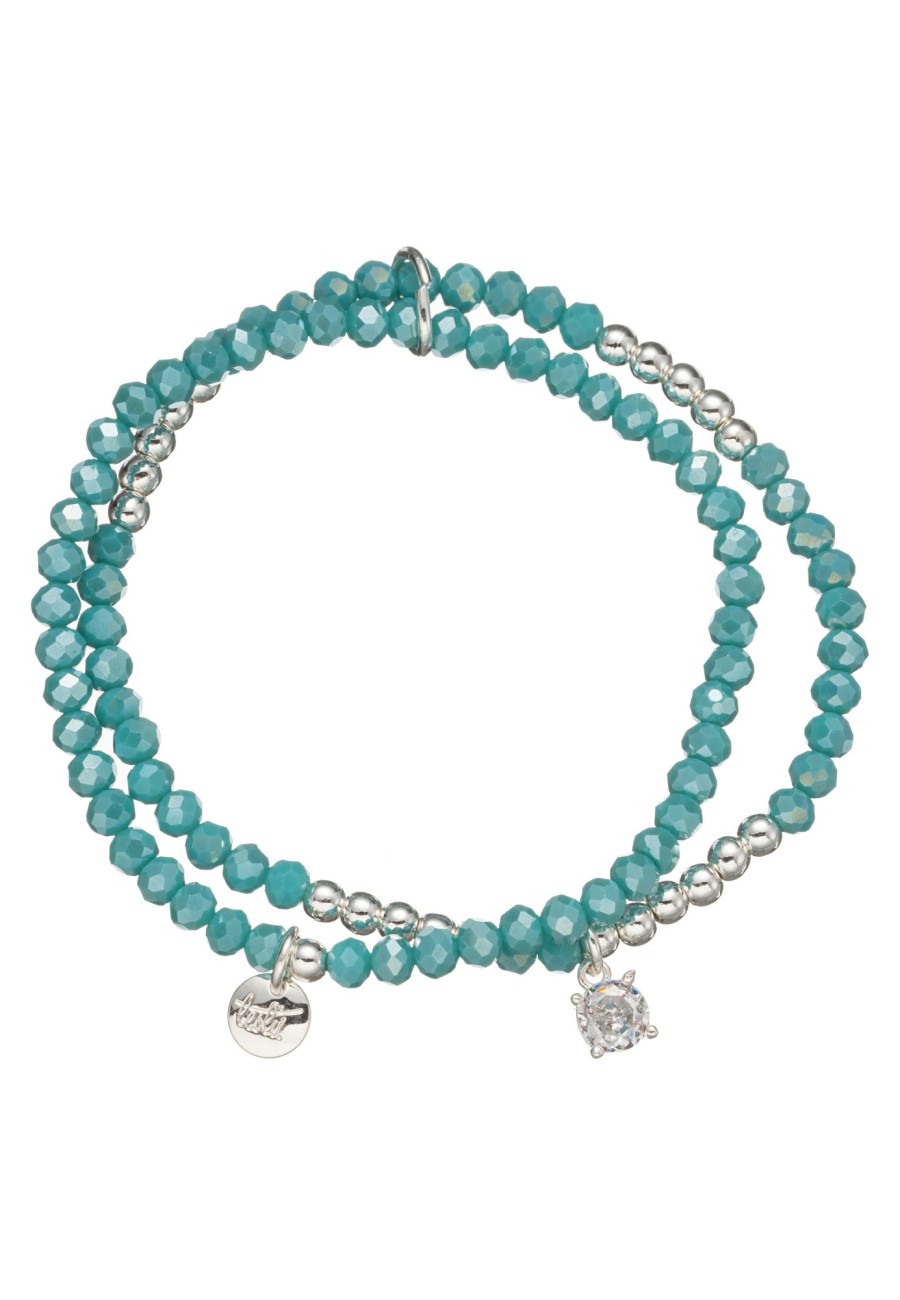 Armschmuck Leslii | Leslii Kristallarmband Set Blau