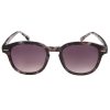 Sonnenbrillen Leslii | Leslii Sonnenbrille Damen Trend Gemusterte Hornbrille Designerbrille Sunglasses Kunststoff Braun