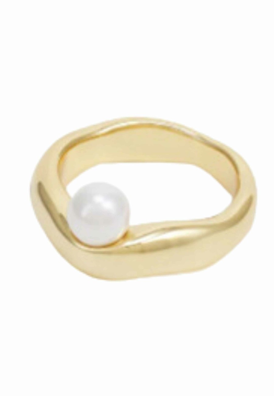 Ringe Leslii | Leslii Ring Premium Vergoldet Mit Muschelkernperle