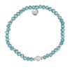 Armschmuck Leslii | Leslii Armband Kristall Perle Blau