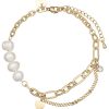 Armschmuck Leslii | Leslii Perlen-Armband Herz In Gold