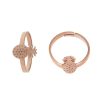 Ringe Leslii | Leslii Damen-Ring Ananas Fruchte Obst Modeschmuck-Ring Grose Verstellbar In Rose