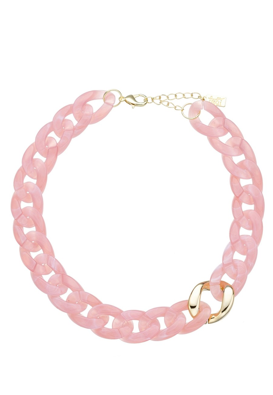 Ketten Leslii | Leslii Statementkette Rosa