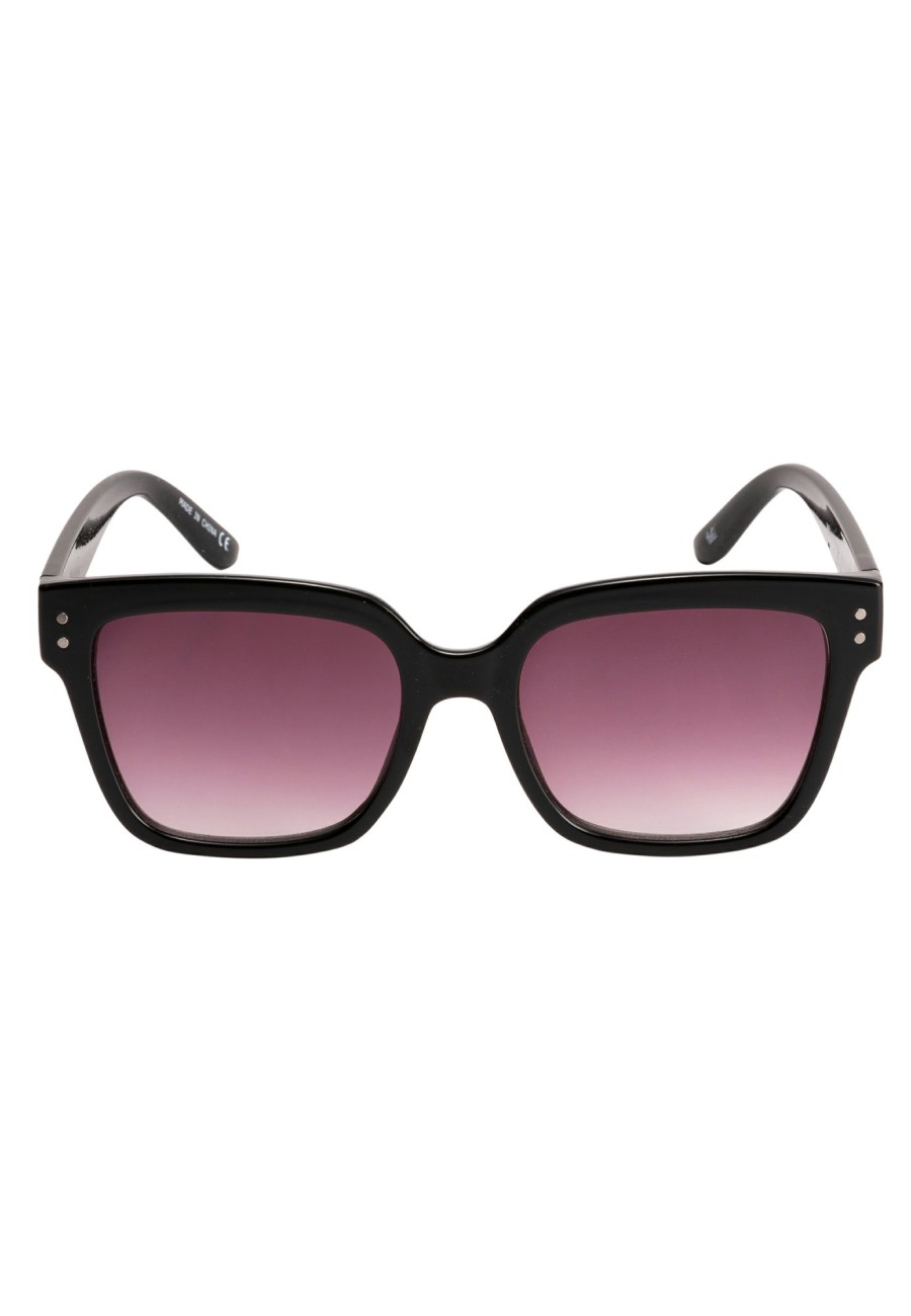 Sonnenbrillen Leslii | Leslii Sonnenbrille Big Retro Damen Sunglasses Designerbrille In Schwarz