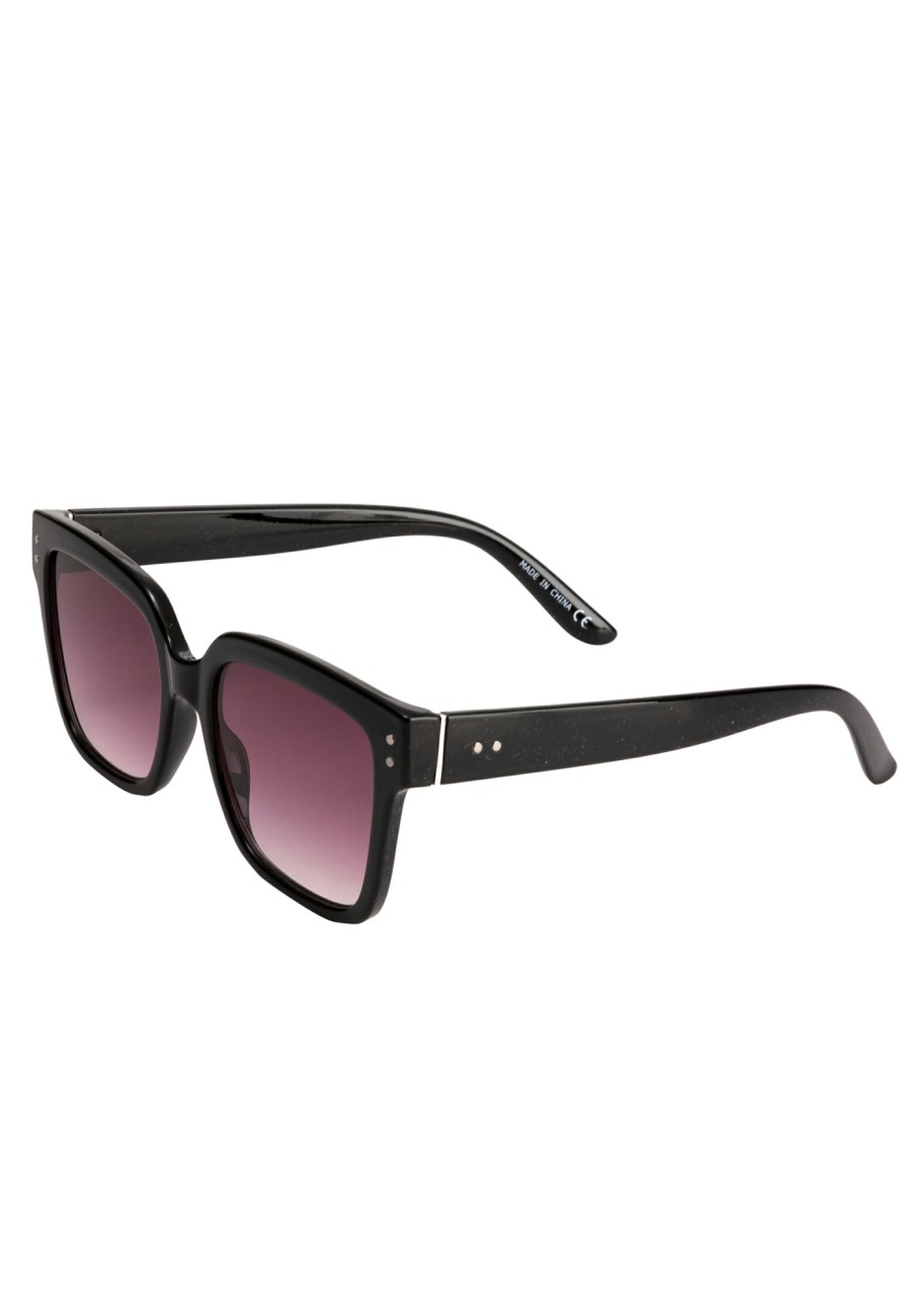 Sonnenbrillen Leslii | Leslii Sonnenbrille Big Retro Damen Sunglasses Designerbrille In Schwarz