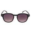 Sonnenbrillen Leslii | Leslii Sonnenbrille Damen Trend Schwarze Sonnenbrille Designerbrille Sunglasses Kunststoff Schwarz