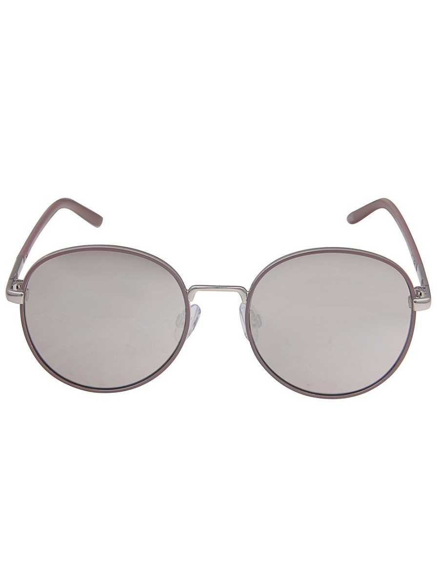 Sonnenbrillen Leslii | Leslii Sonnenbrille New Style Piloten-Look In Silber Grau