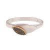 Armschmuck Leslii | Leslii Damen-Armband Anne Statement-Armband Glitzer Bicolor Armreif Modeschmuck Silber Gold