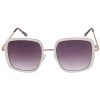 Sonnenbrillen Leslii | Leslii Sonnenbrille Square Look Eckig Damen Sunglasses Designerbrille In Weis Gold