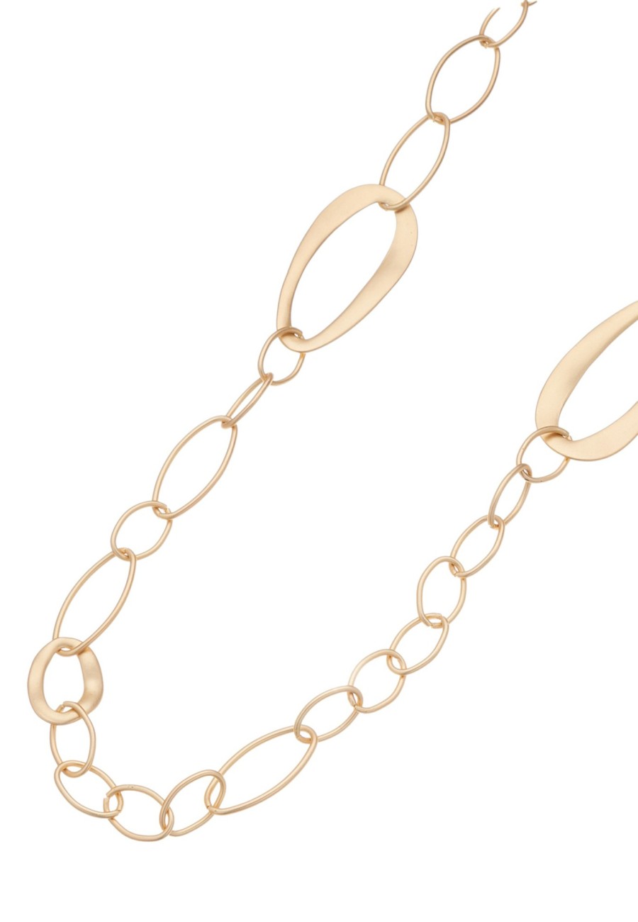 Ketten Leslii | Leslii Damen-Kette Statement Lange Halskette Gliederkette Gold