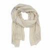 Schals Leslii | Leslii Schal Uni Bambus In Creme