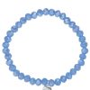 Armschmuck Leslii | Leslii Damen-Armband Kate Kristall Glasperlen-Armband Blau