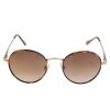 Sonnenbrillen Leslii | Leslii Sonnenbrille Damen Braune Boho-Brille Muster Designerbrille Sunglasses Metall Gold Braun