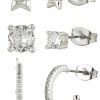 Ohrschmuck Leslii | Leslii Ohrring Set Silber Glitzer