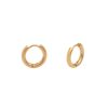 Ohrschmuck Leslii | Leslii Damen-Ohrringe Creolen Classic Ohrringe Vergoldet 18K Modeschmuck-Ohrringe Gold