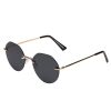 Sonnenbrillen Leslii | Leslii Sonnenbrille Rahmenlose Damen Sunglasses Designerbrille Rhimless In Gold