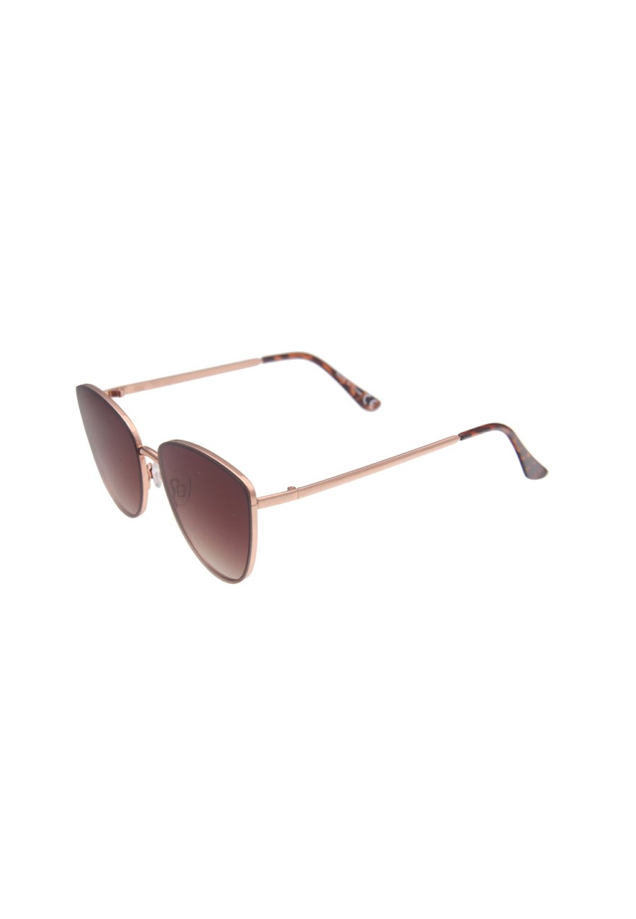 Sonnenbrillen Leslii | Leslii Sonnenbrille Cateye Style Damen Sunglasses Designerbrille In Rose Braun