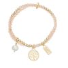 Armschmuck Leslii | Leslii Armband Lebensbaum Rosa Beige