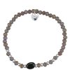 Armschmuck Leslii | Leslii Kristallarmband Mit Naturstein Braun